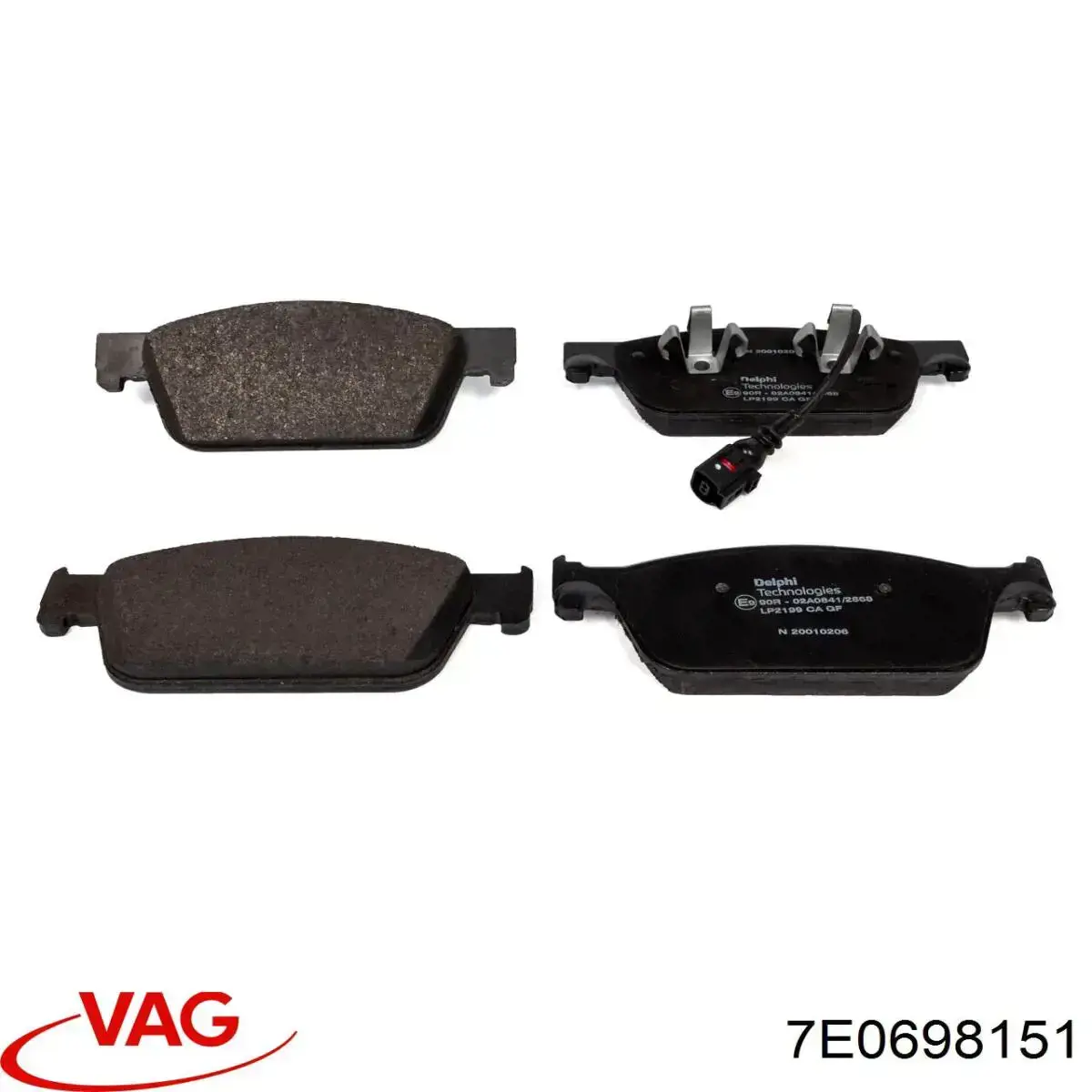 Колодки VAG 7E0698151 цена, от 51.21 USD