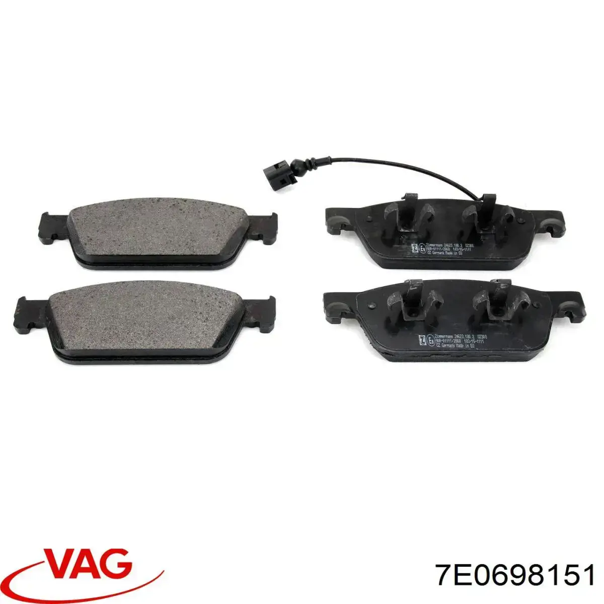Купить 7E0698151 VAG Колодки тормозные