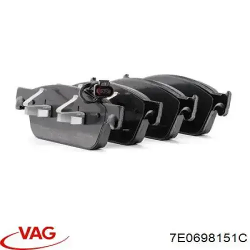 Купить 7E0698151C VAG Колодки тормозные