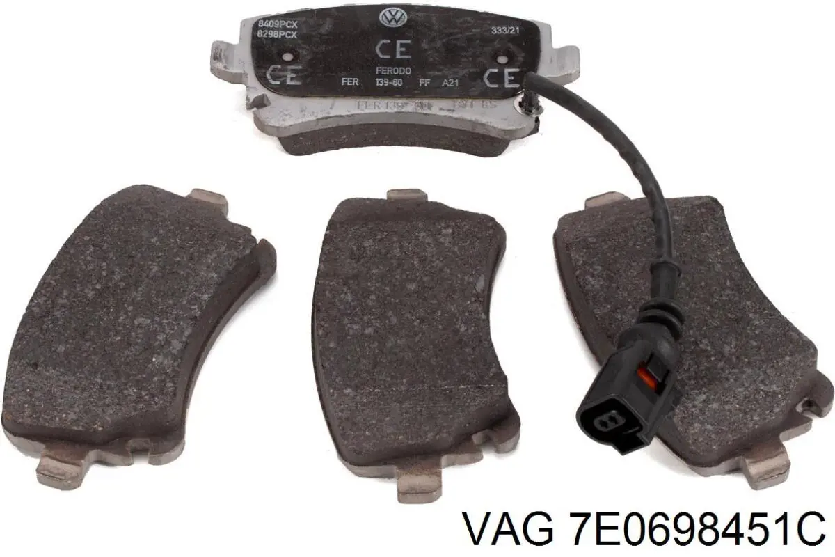 Колодки дисковые  VAG 7E0698451C цена, от 32.56 USD