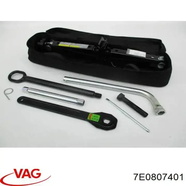 7E0807401 VAG Крюк буксирный передний
