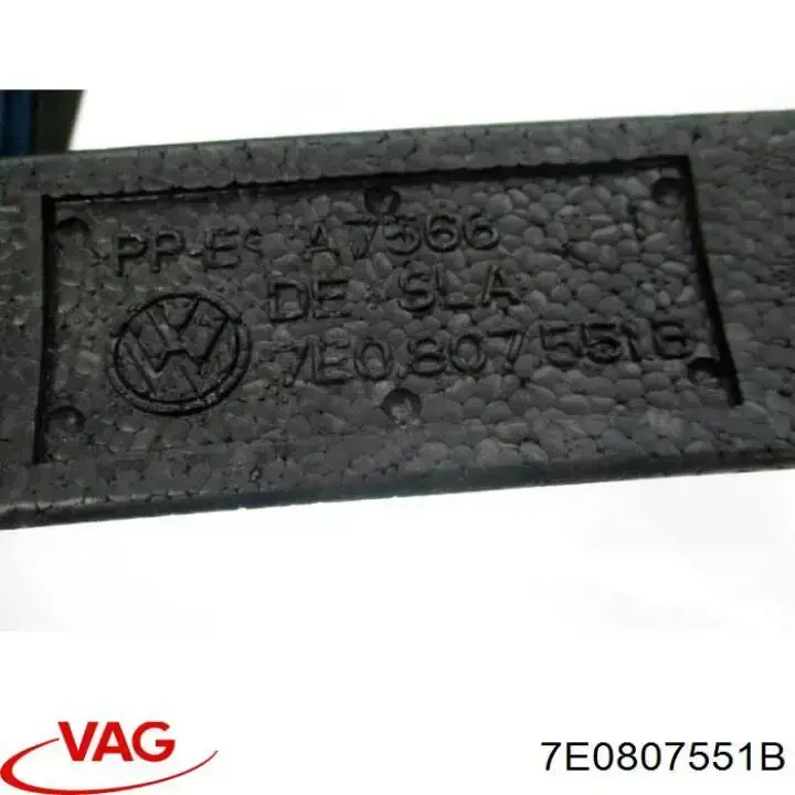 7E0807551B VAG Наполнитель бампера переднего