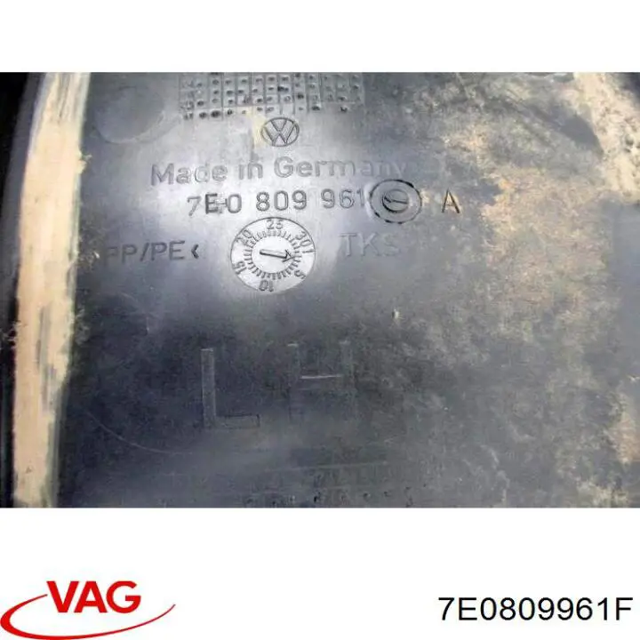 Подкрылок крыла переднего левый VAG 7E0809961F цена, от 20.82 USD