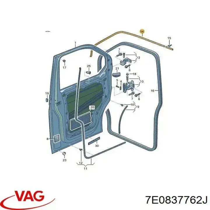  VAG 7E0837762E цена, от 46.52 USD