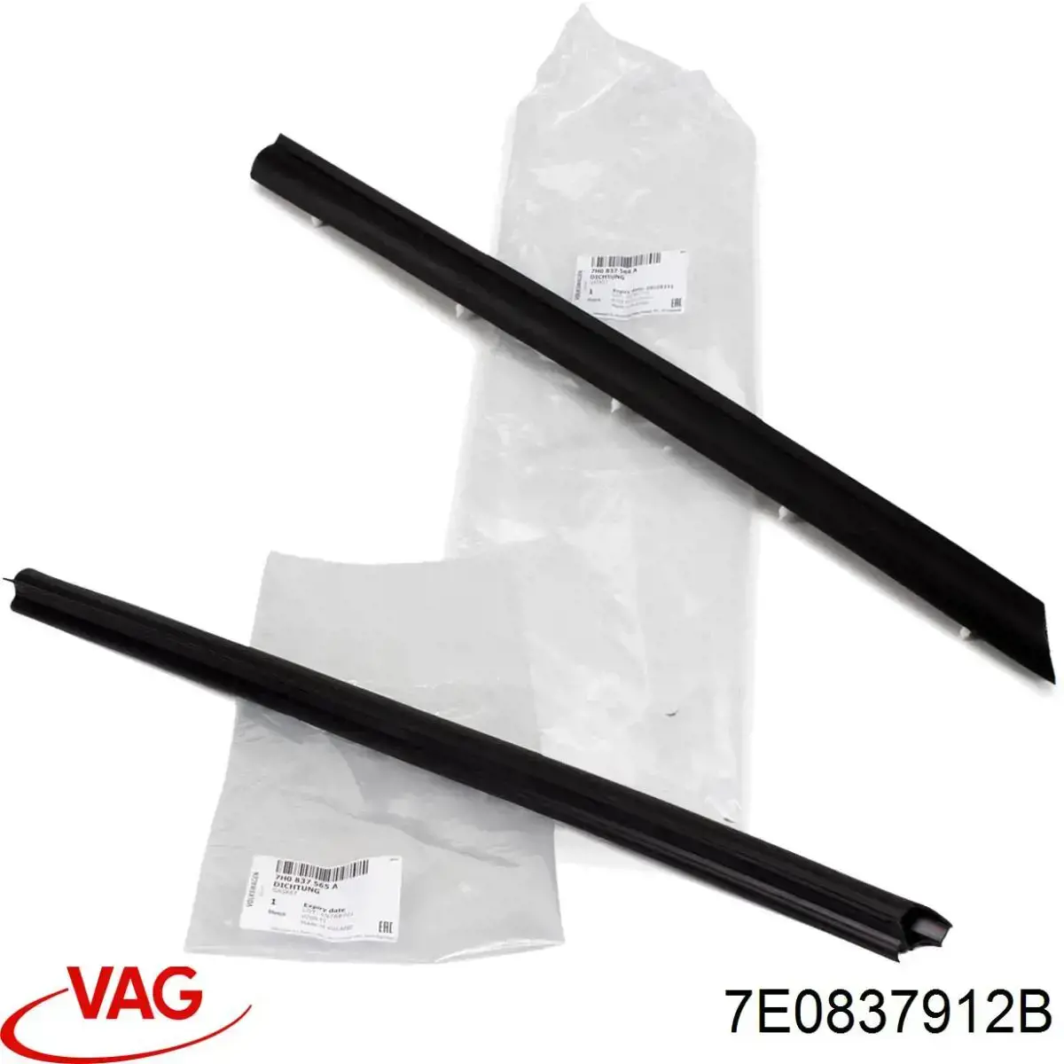 Уплотнитель двери передней правой (на кузове) VAG 7H0837912L цена, от 73.27 USD