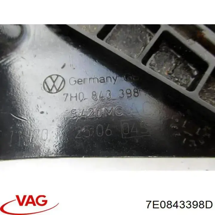 Купить 7E0843398D VAG Ролик двери боковой (сдвижной) правый нижний