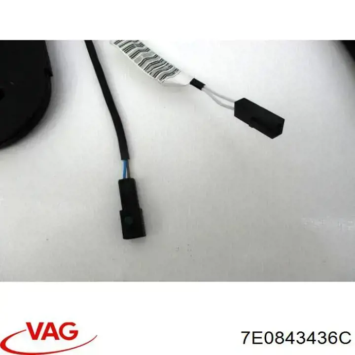 Купить 7E0843436C VAG Ролик двери боковой (сдвижной) правый верхний