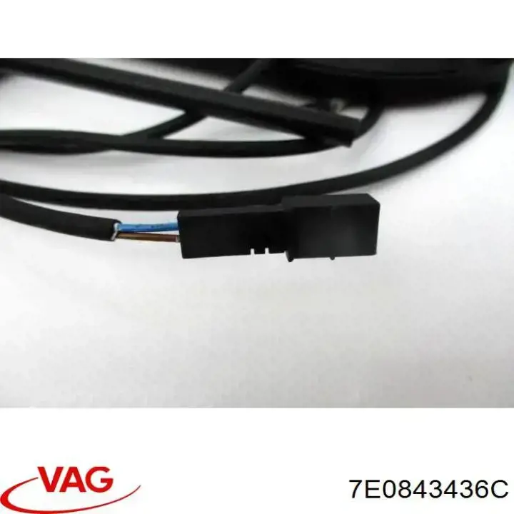 Ролик двери боковой (сдвижной) правый верхний 7E0843436C VAG