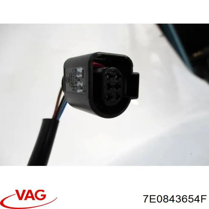 Замок двери боковой (сдвижной) внутренний VAG 7E0843654F цена, от 69.24 USD