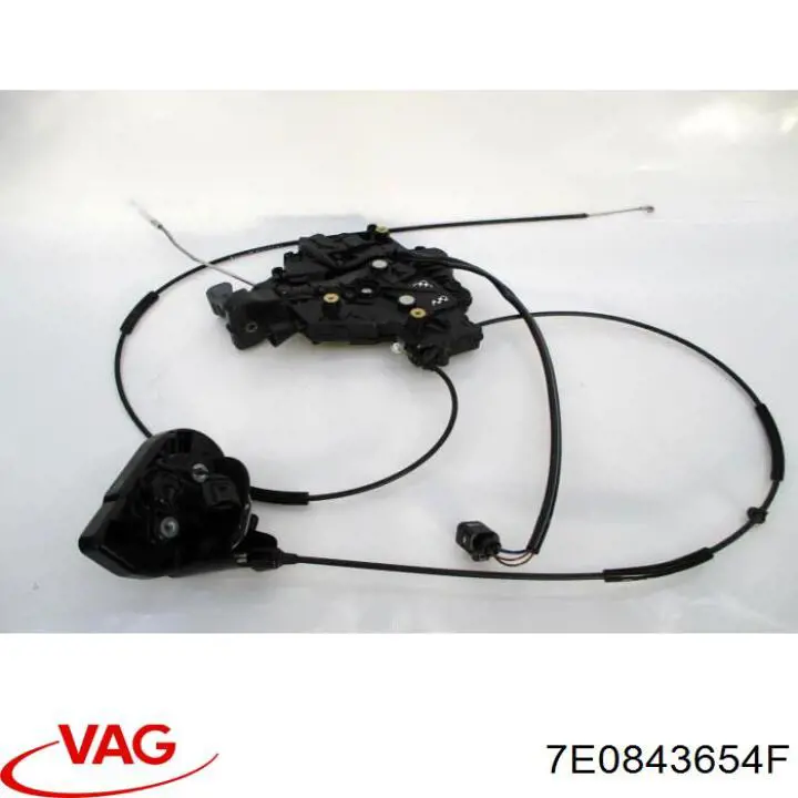 7E0843654F VAG Механизм замка двери боковой (сдвижной)