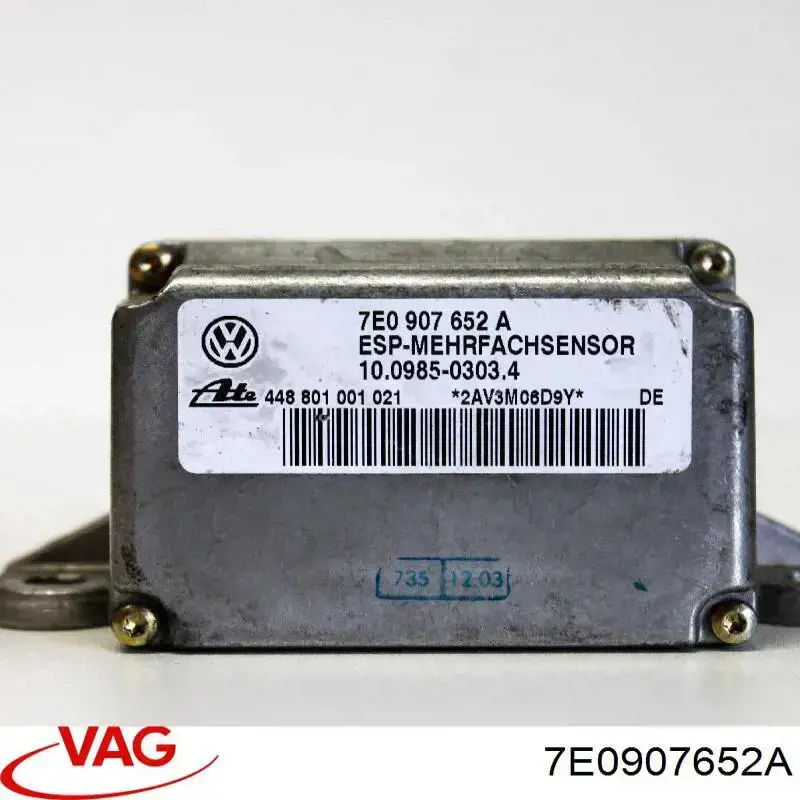 Датчик поперечного ускорения (ESP) VAG 7E0907652A цена, от 11.29 USD