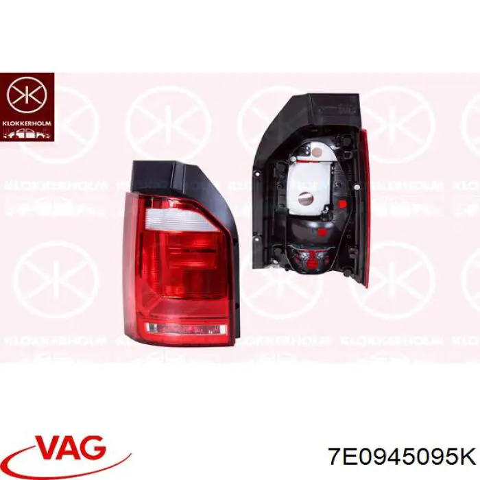 7E0945095K VAG Задний левый стоп