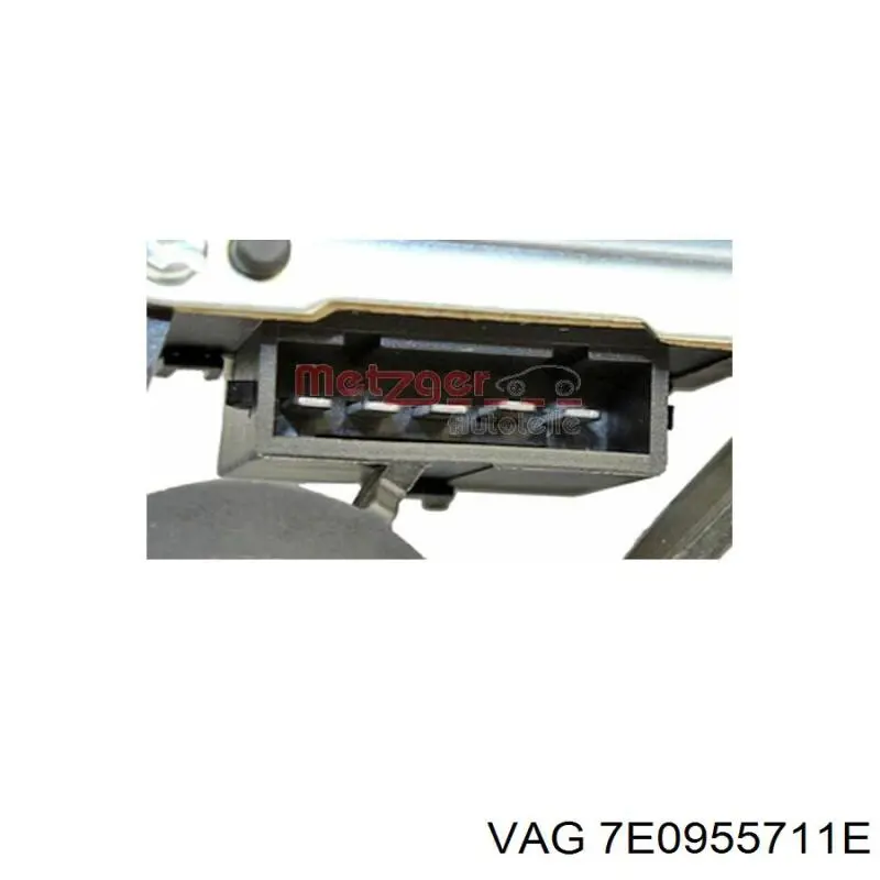 7E0955711E VAG мотор стеклоочистителя заднего стекла
