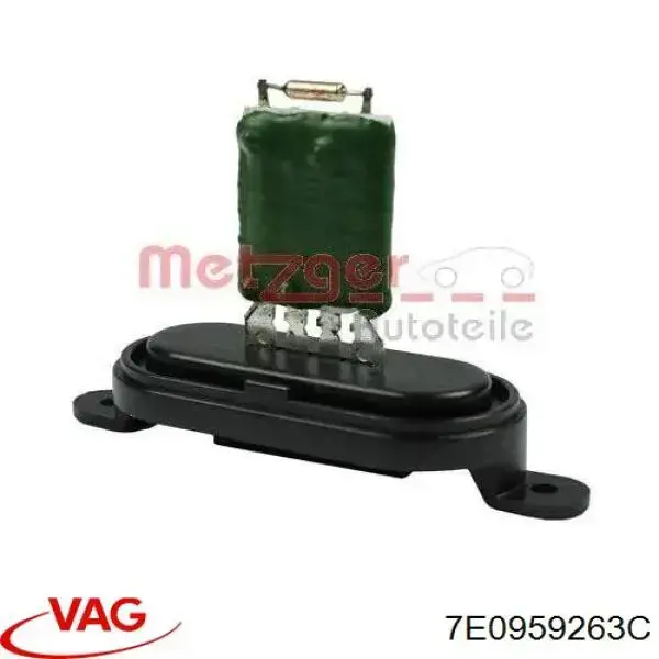 Резистор моторчика вентилятора кондиционера VAG 7E0959263C