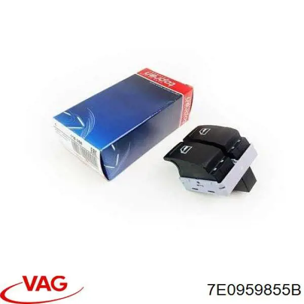 Купить 7E0959855B VAG Кнопки переднего левого стеклоподъёмника