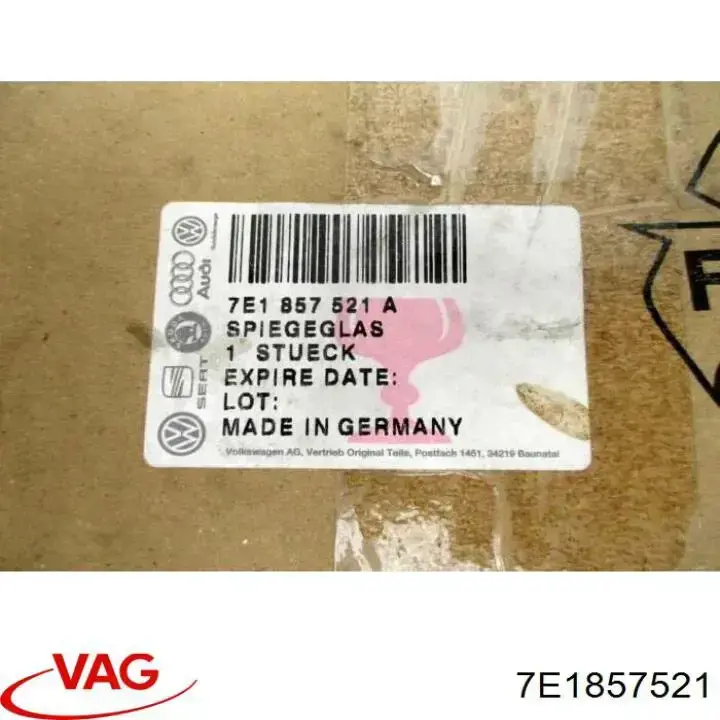 Зеркальный элемент водительского зеркала Signeda SVWM1016ML цена, от 10.16 USD