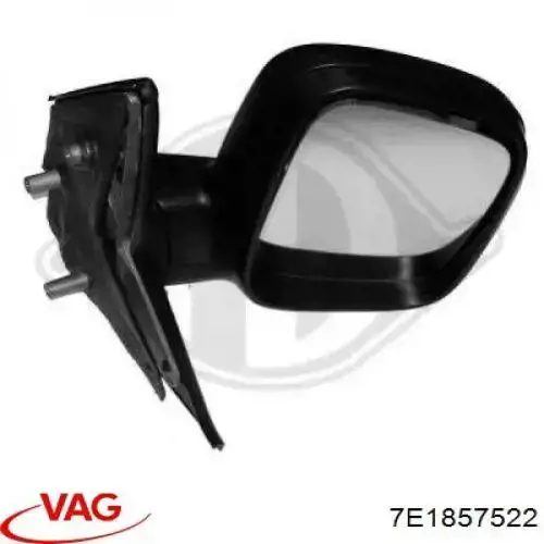 Стекло зеркала заднего вида, правого VAG 7H1857522A цена, от 11.58 USD
