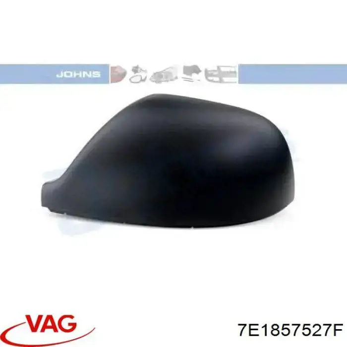 Накладка (крышка) зеркала заднего вида левая 7E1857527F VAG