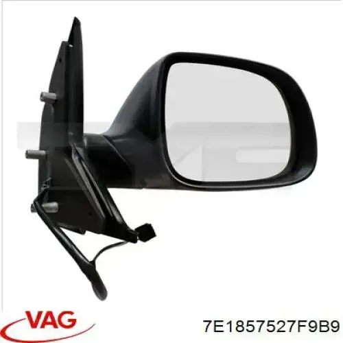 Накладка левого зеркала заднего вида VAG 7E1857527F9B9