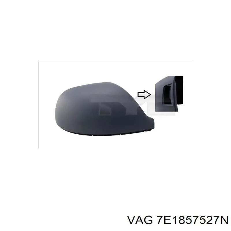 7E1857527NGRU VAG Левое боковое зеркало