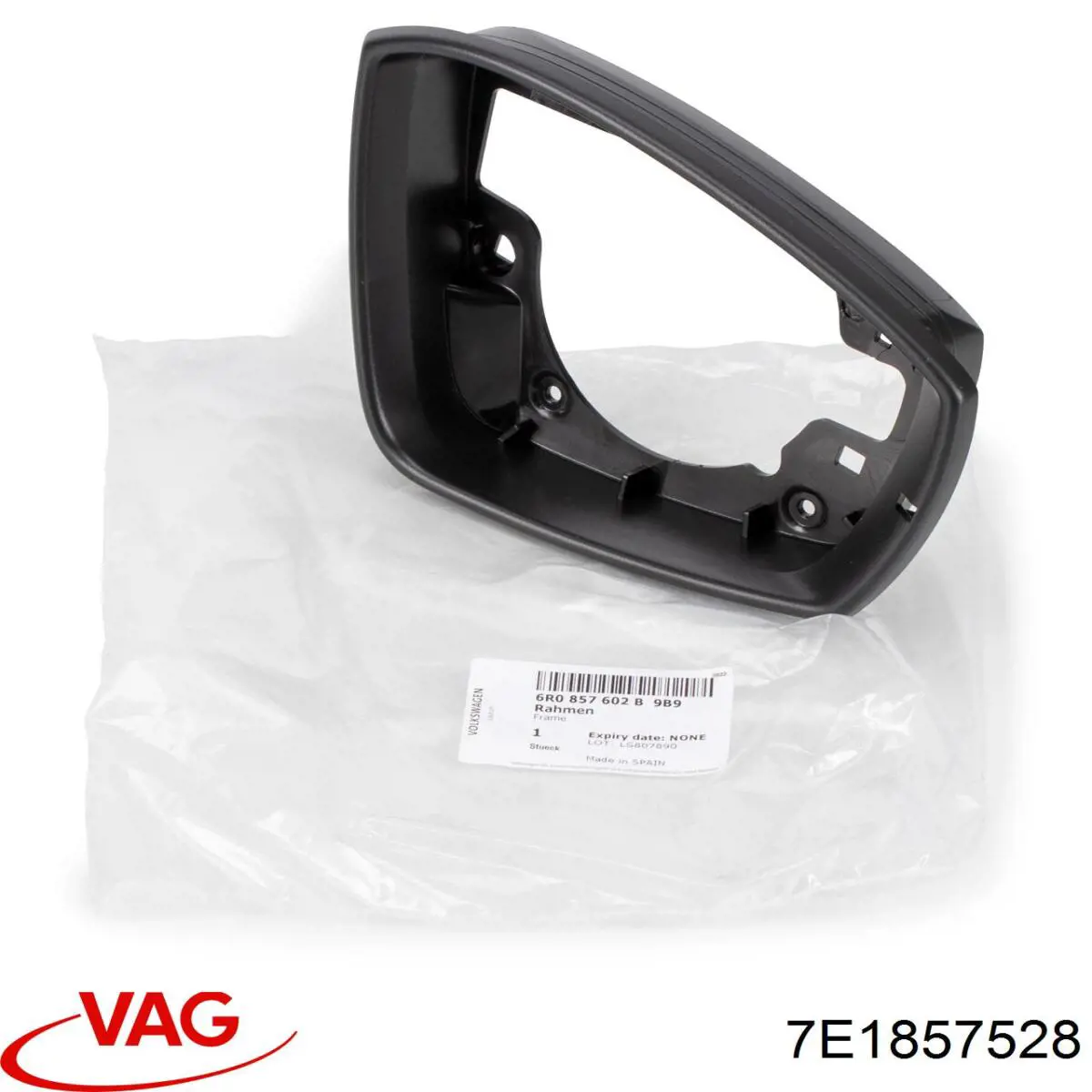 Накладка правого зеркала заднего вида VAG 7E1857528