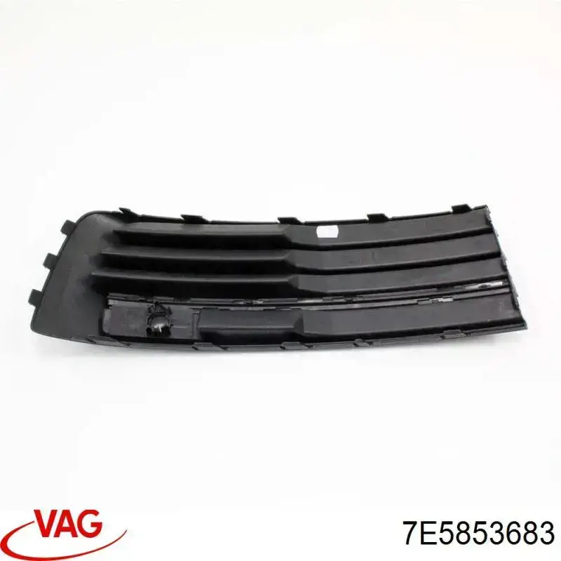  Решетка переднего бампера левая VAG 7E5853683