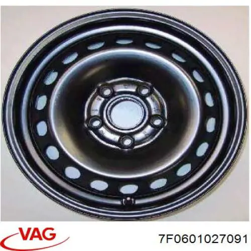 Диски колесные стальные (штампованные) 7LA601027B1OR VAG