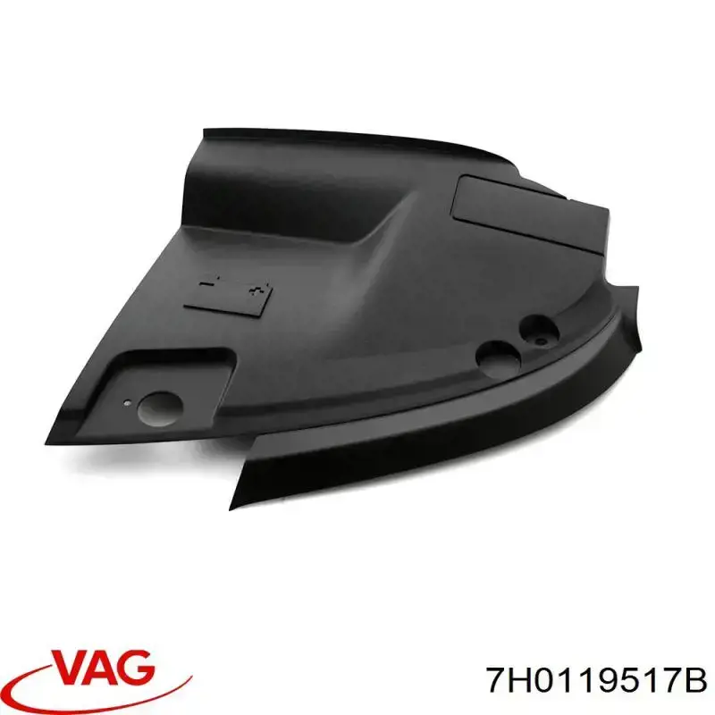 7H0119517B VAG Cubierta de motor decorativa original y equivalente