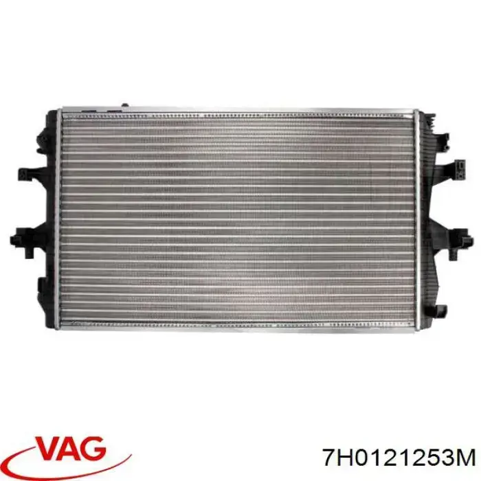 Радиатор охлаждения двигателя VAG 7H0121253M цена, от 87.42 USD