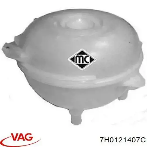 Купить 7H0121407C VAG Водяной бачок системы охлаждения