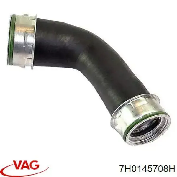 Купить 7H0145708H VAG Патрубок воздушный, выход из турбины/компрессора (наддув)