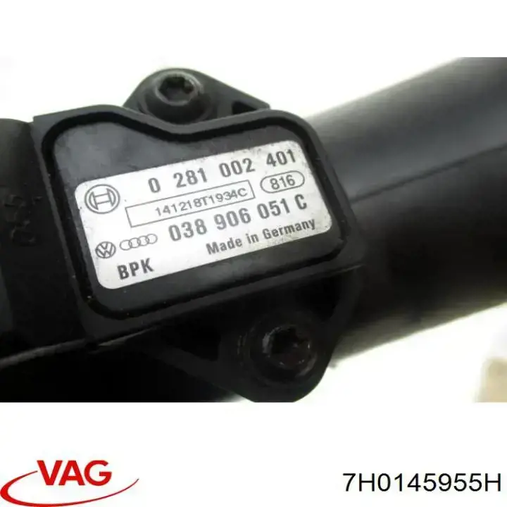 7H0145955D VAG Патрубок интеркуллера