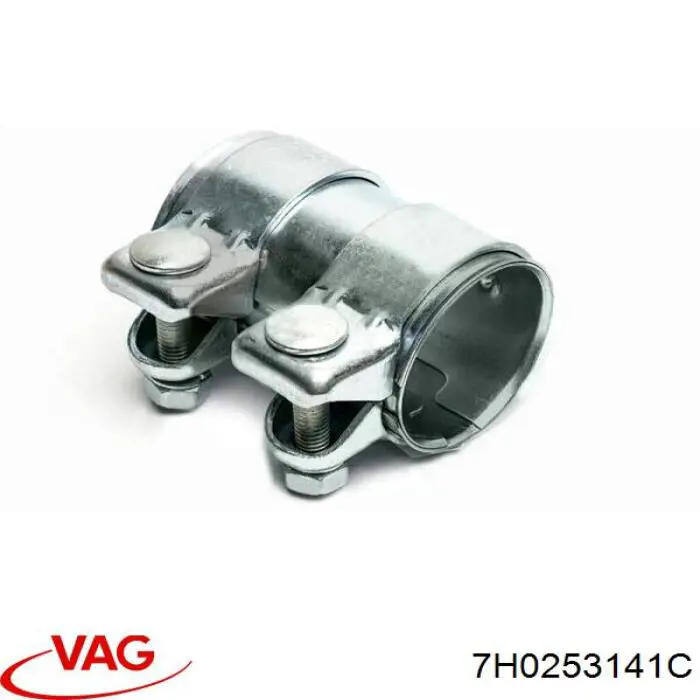 Хомут крепления глушителя передний VAG 7H0253141C цена, от 6.47 USD
