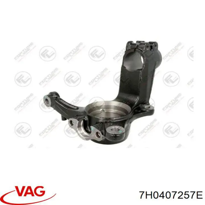 Цапфа (поворотный кулак) передний левый VAG 7H0407257E цена, от 63.35 USD