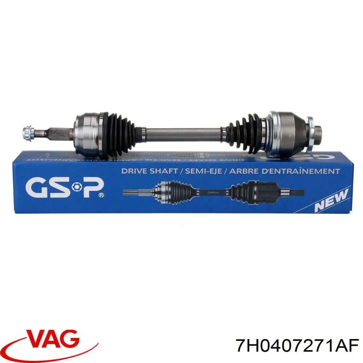 Купить 7H0407271AF VAG Привод в сборе левый