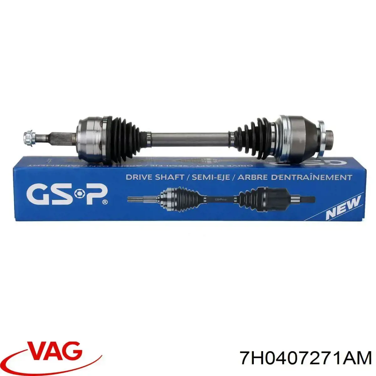 Привод передний левый VAG 7H0407271AM цена, от 146.34 USD