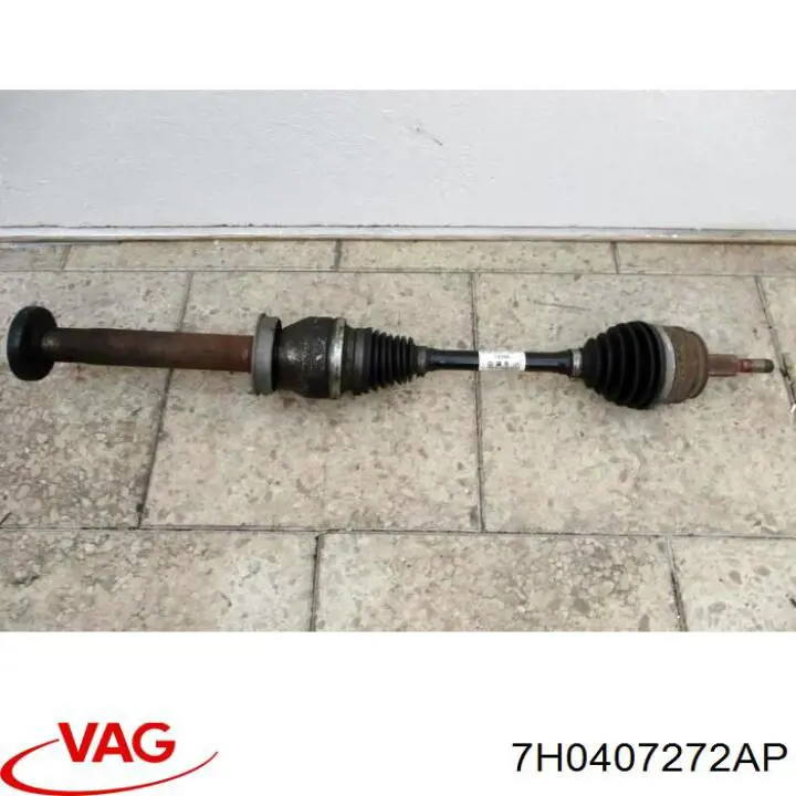 JZW407450QV VAG Полуось передняя, правая