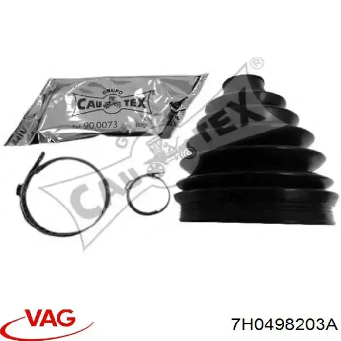 Купить 7H0498203A VAG Пыльник гранаты наружный, передний