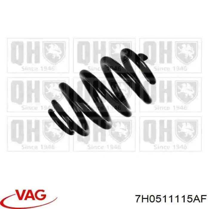 Пружина амортизатора VAG 7H0511115AF цена, от 33.75 USD