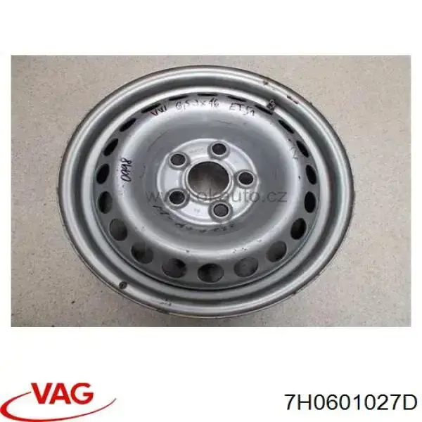 7H0601027D VAG диски колесные стальные (штампованные)
