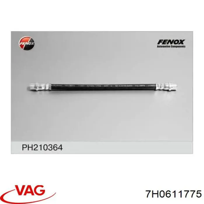 Тормозной шланг задний VAG 7H0611775 цена, от 5.04 USD