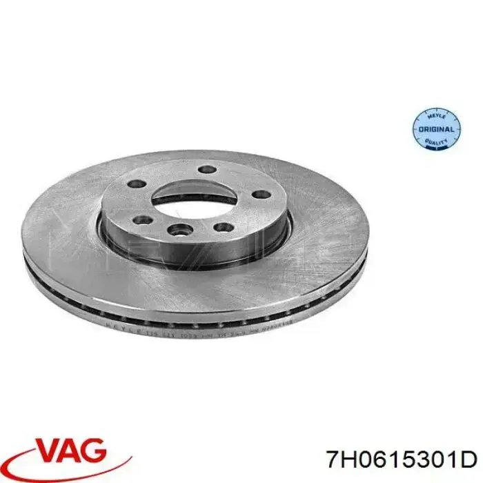 Купить 7H0615301D VAG Ротор тормозной