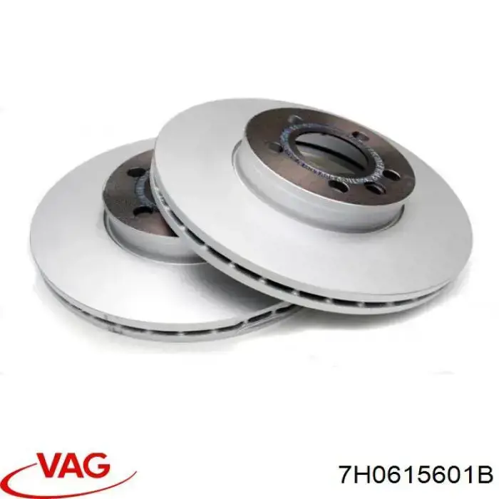 7H0615601B VAG диск тормозной задний
