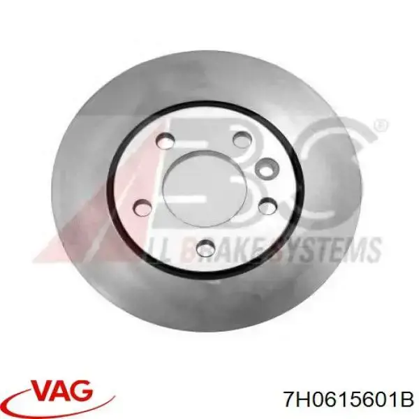 7H0615601B VAG Дисковый тормоз