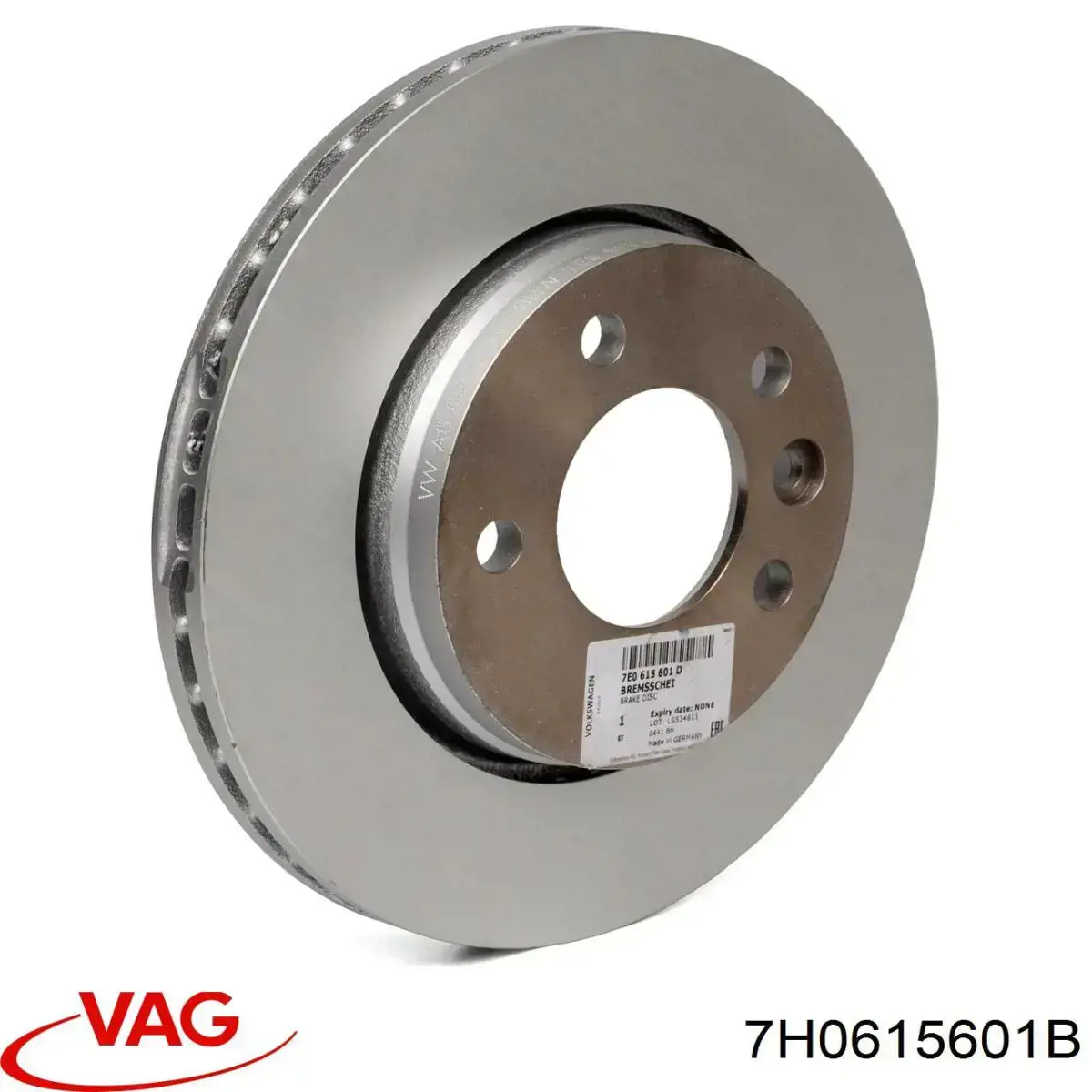 Тормозные диски 7H0615601B VAG