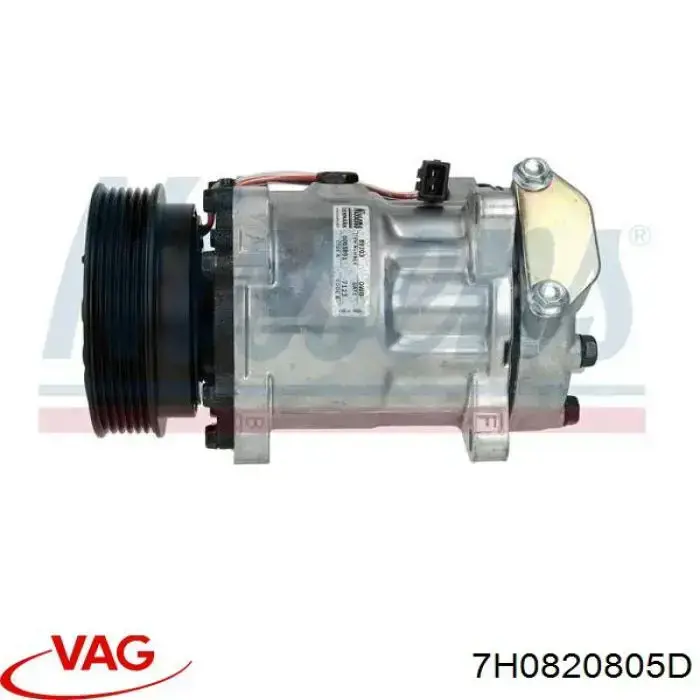 Компрессор системы кондиционирования VAG 7H0820805D цена, от 170.48 USD
