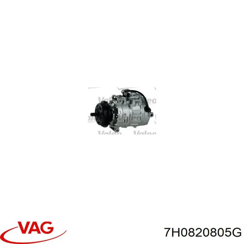 Компрессор системы кондиционирования VAG 7H0820805G цена, от 277.09 USD