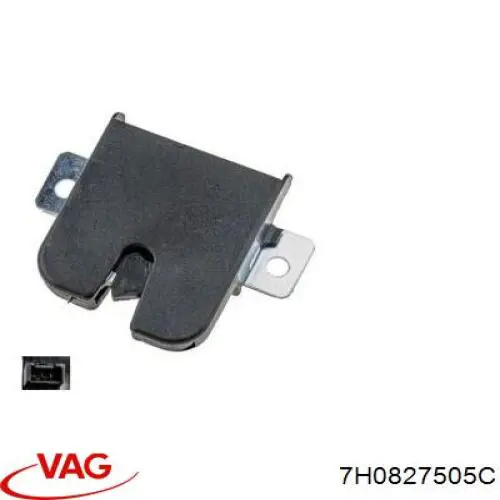 Купить 7H0827505C VAG Замок задней двери