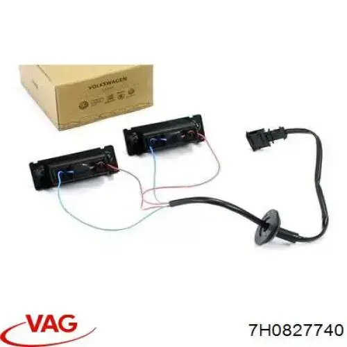 Корпус фонаря подсветки номерного знака VAG 7H0827740 цена, от 62.06 USD