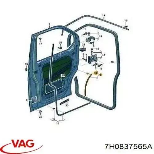 Уплотнитель двери передней левой (на двери) 4max 5703049568501DP цена, от 10.38 USD
